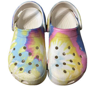 Croc’s Classic Kids Tie-Dye Clogs  size J 5Unisex